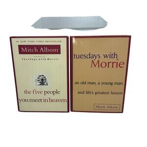 Mitch Albom Book Bundle Tuesdays with Morrie and Five People You Meet in Heaven